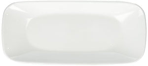 Corelle Square Round 10-1/2-Inch Serving Tray, Pure White