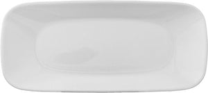 Corelle Square Round 10-1/2-Inch Serving Tray, Pure White