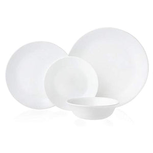 Corelle Dinner Plates, 8-Piece, Winter Frost White