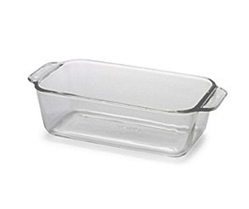 Pyrex Bakeware 1-1/2-Quart Loaf Dish, Clear