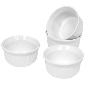 CorningWare French White 4-Ounce Ramekins, Set of 4