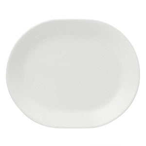 Corelle Livingware 12-1/4-Inch Serving Platter, Winter Frost White (Winter Frost White x2)