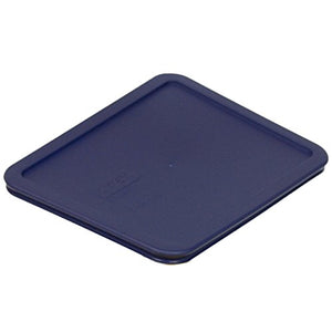 Pyrex 7211-PC 6 Cup Blue Rectangle Plastic Lid - 4 Pack