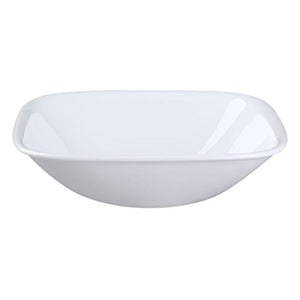 Corelle Square Pure White 10 Ounce Soup/Cereal Bowl (Set of 8)