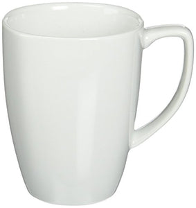 Corelle 1 Square 12-Ounce Mug, Pure White (Set of 4), 12 ounce