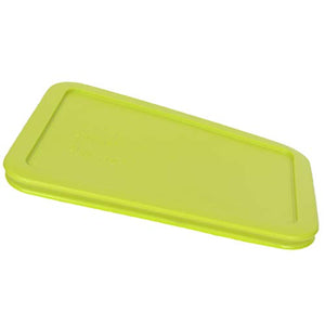 Pyrex 7210-PC 3 Cup Edamame Green Rectangle Plastic Food Storage Lid