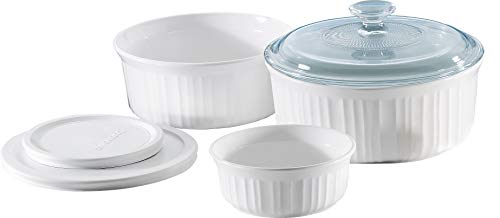 Corningware 6 Piece Set 2.5 Qt. 16 Oz White