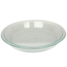 Load image into Gallery viewer, World Kitchen 6001003 Pyrex Glass Bakeware Pie Plate 9&quot; x 1.2&quot; (Pack of 3), 9&quot;, Clear