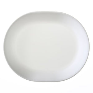 Corelle Livingware 12-1/4-Inch Serving Platter, Winter Frost White