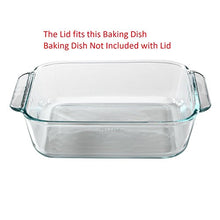 Load image into Gallery viewer, Pyrex Red Plastic Lid for 2 Quart 8-inch Square Baking Dish #222-PC