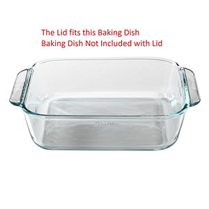 Pyrex Red Plastic Lid for 2 Quart 8-inch Square Baking Dish #222-PC