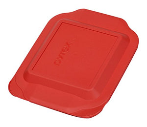 Pyrex Red Plastic Lid for 2 Quart 8-inch Square Baking Dish #222-PC