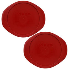 Load image into Gallery viewer, Pyrex 024-PC Round Poppy Red Plastic Lid Cover Replacement for Glass Dish