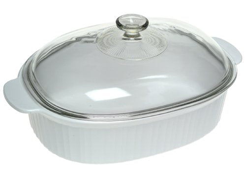 CorningWare French White 4-Quart Covered Casserole