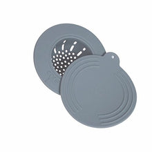 Load image into Gallery viewer, Core Kitchen Clean Solutions In-Sink Silicone Drain Strainer with Lid - Grey