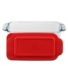 Load image into Gallery viewer, Pyrex Basics 1.5 Quart Loaf Dish with Red Plastic Lid