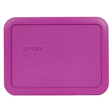 Load image into Gallery viewer, Pyrex 7210-PC 3 Cup Berry Pink Rectangle Plastic Food Storage Lid