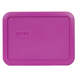 Pyrex 7210-PC 3 Cup Berry Pink Rectangle Plastic Food Storage Lid