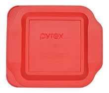 Load image into Gallery viewer, Pyrex Red Plastic Lid for 2 Quart 8-inch Square Baking Dish #222-PC