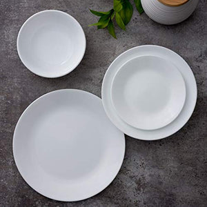 Corelle Dinner Plates, 8-Piece, Winter Frost White