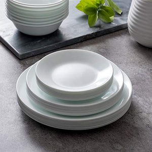 Corelle Dinner Plates, 8-Piece, Winter Frost White