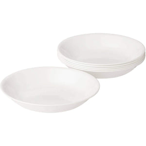 Corelle Livingware Winter Frost White 20-oz Pasta Bowls, Set of 6