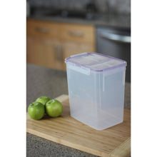 Load image into Gallery viewer, Food Storage Container Fliptop Airtight Plastic 23-Cup 4-Pack