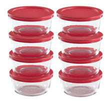 Load image into Gallery viewer, Pyrex 2-Cup Glass Food Storage Set with Lids