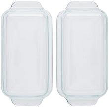 Load image into Gallery viewer, Pyrex 1.5-Quart Clear Basics Glass Loaf Pan (Set of 2)