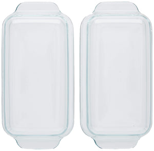 Pyrex 1.5-Quart Clear Basics Glass Loaf Pan (Set of 2)