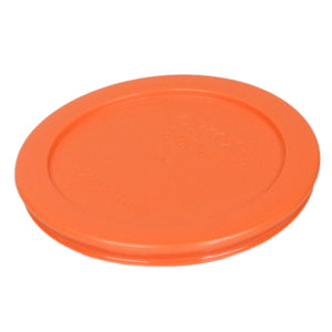 Pyrex 7200-PC Round 2 Cup Storage Lid for Glass Bowls (6, Orange)