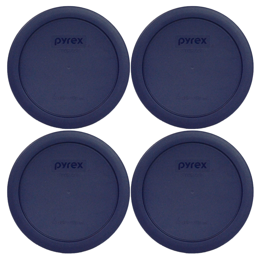 Pyrex Blue 4 Cup Round Plastic Cover #7201-PC (4)