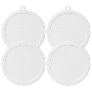 Corelle 418-PC Livingware White 18 Ounce Soup/Cereal Bowl Plastic Lid - 4 Pack