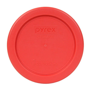 Pyrex (2) 7402-PC 6/7 Cup Fuchsia (2) 7201-PC 4 Cup Purple (3) 7200-PC 2 Cup Lawn Green (2) 7202-PC 1 Cup Red Replacement Food Storage Lids