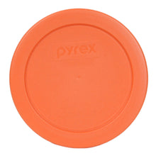 Load image into Gallery viewer, Pyrex 7200-PC Round 2 Cup Storage Lid for Glass Bowls (6, Orange)