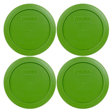 Load image into Gallery viewer, Pyrex 7200-PC Round 2 Cup Storage Lid for Glass Bowls (4, Lawn Green)